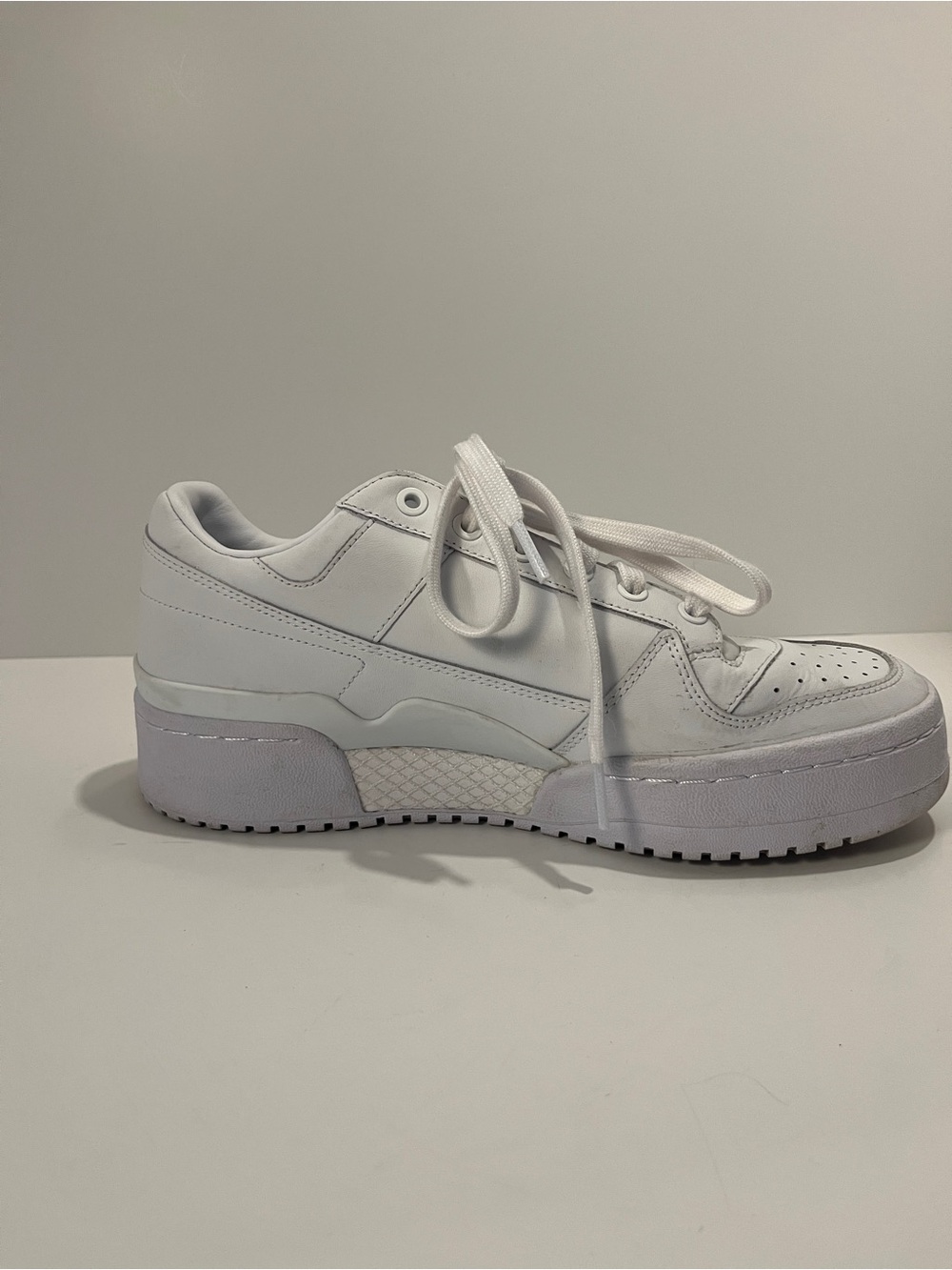 Adidas Forum Low Triple White Womens Size 9 Chunky - Picture 6 of 11